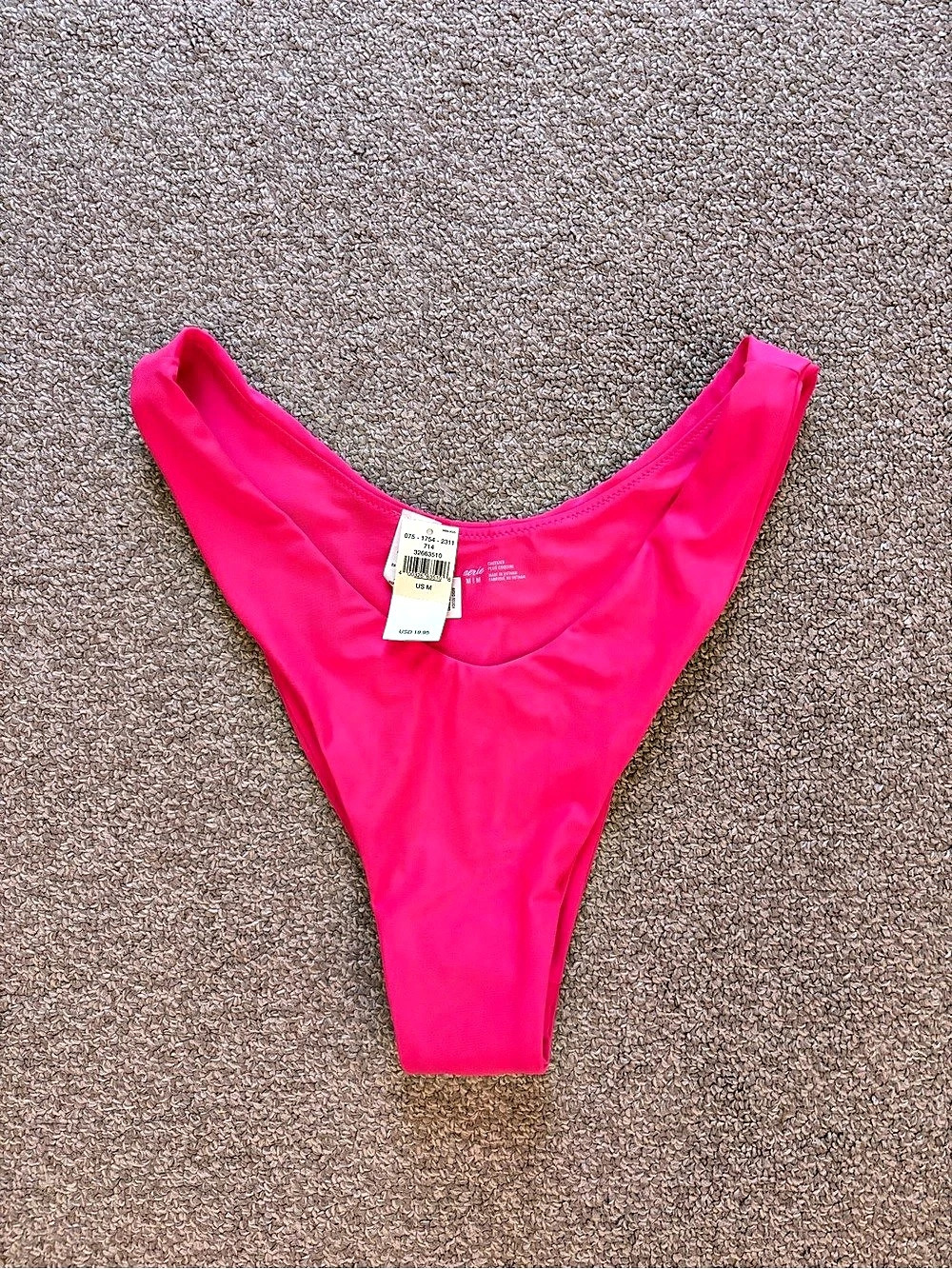 Pink One-Piece Swimsuit Size Medium NWT